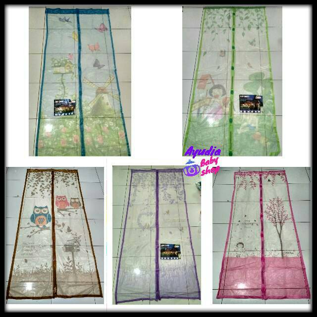 Tirai Magnet Anti Nyamuk / Kelambu Pintu Magnet