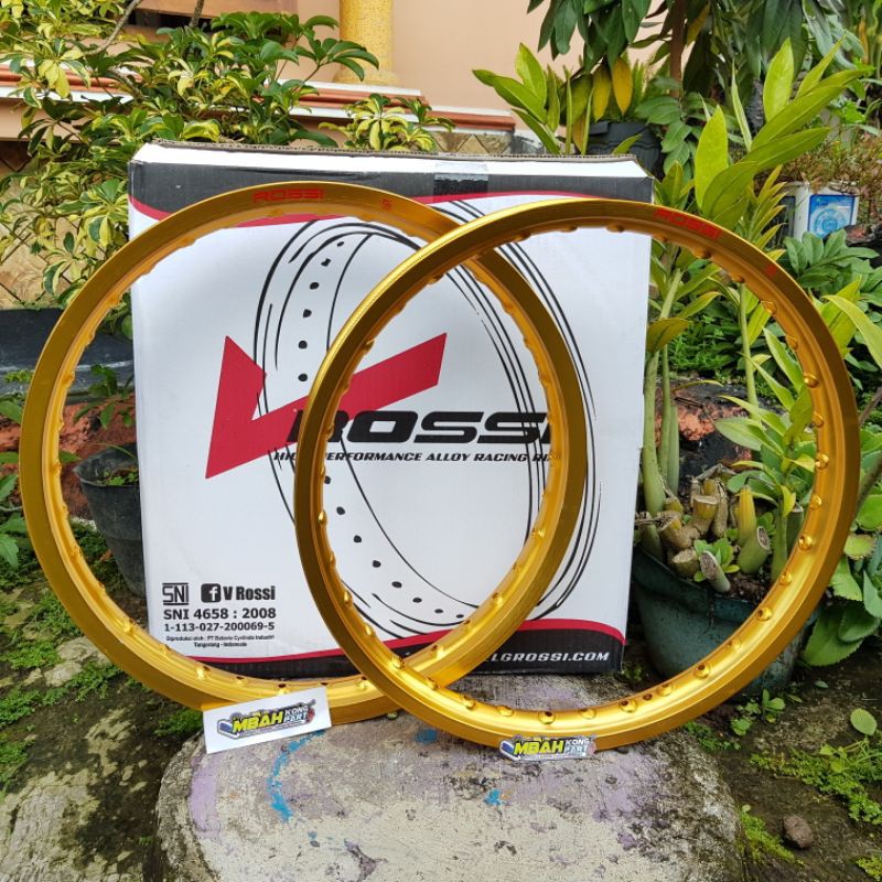 VELG V-ROSSI RING 17 UK 140-160 GOLD