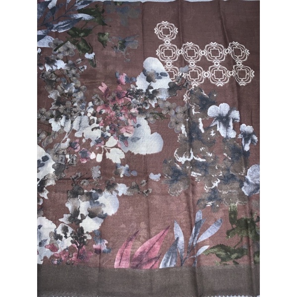 SEGIEMPAT VOALDENAY KW PREMIUM / HIJAB JILBAB SQUARE VOAL MOTIF LASER CUT-Motif 5