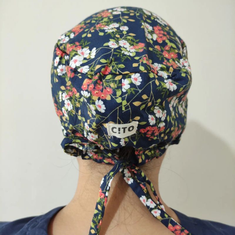 Head cap / head cap medis motif / surgical cap / topi dokter / topi operasi / topi perawat