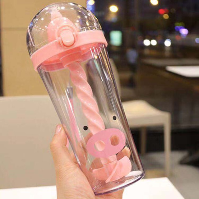 Botol minum STRIP BOTTLE BPA FREE with anime lucu ukuran 500ML