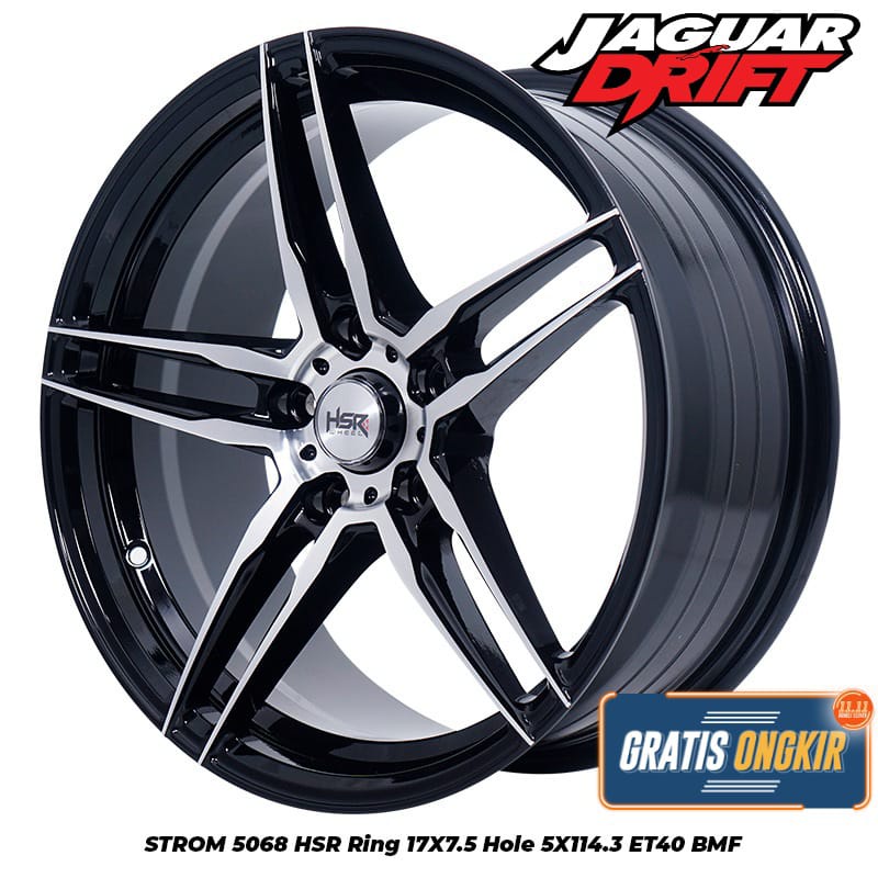 velg Ban Mobil Hsr STROM Ring 17x7,5 Hole 5x114,3 Bisa Buat Mobil Innova Rush Crv Hrv Ertiga