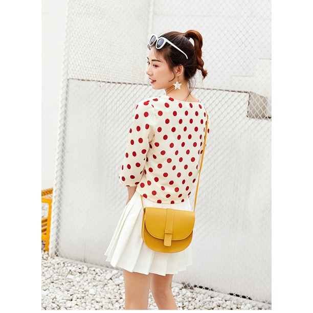 LUXTHER - Korean Style Summer Retro Style Portable Messenger Sling Bag