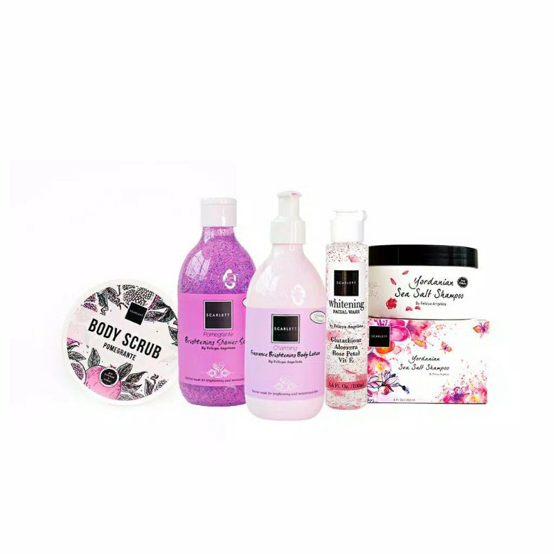 Scarlett Whitening Paket Hemat 5 Item (bisa COD)