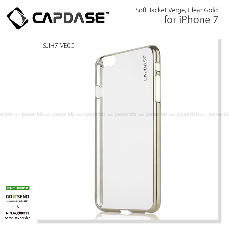 Capdase Original Soft Jacket Verge Clear Cover Casing for iPhone 7