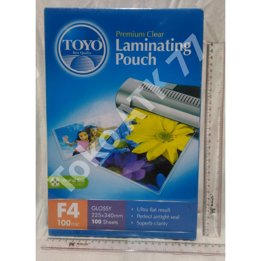 Plastik Laminating Laminasi Press Pres F4 10 Lembar READY STOCK