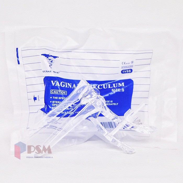 Vaginal Speculum Disposable Cosmomed / Cocor Bebek Plastik Vagion SML