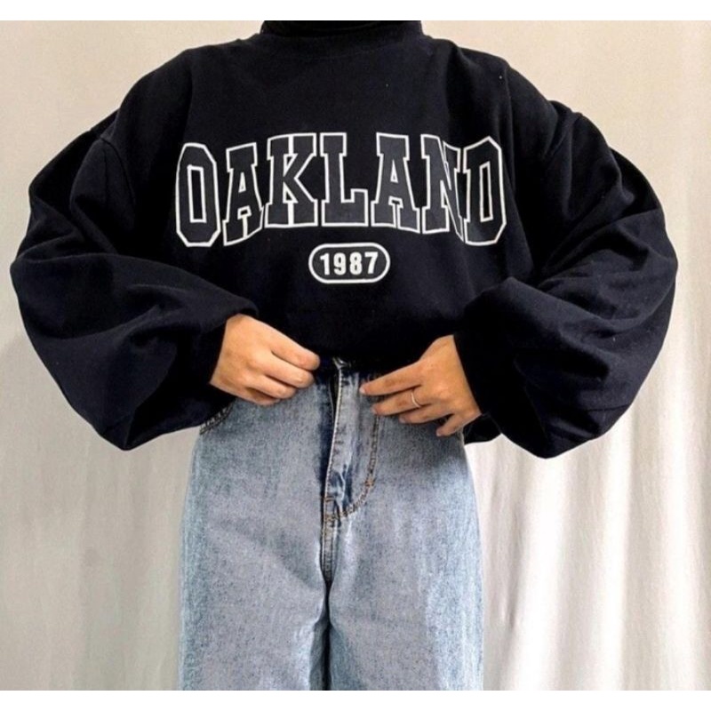 SWEATER OAKLAND SWEATER OVERSIZE SWEATER CREWNECK