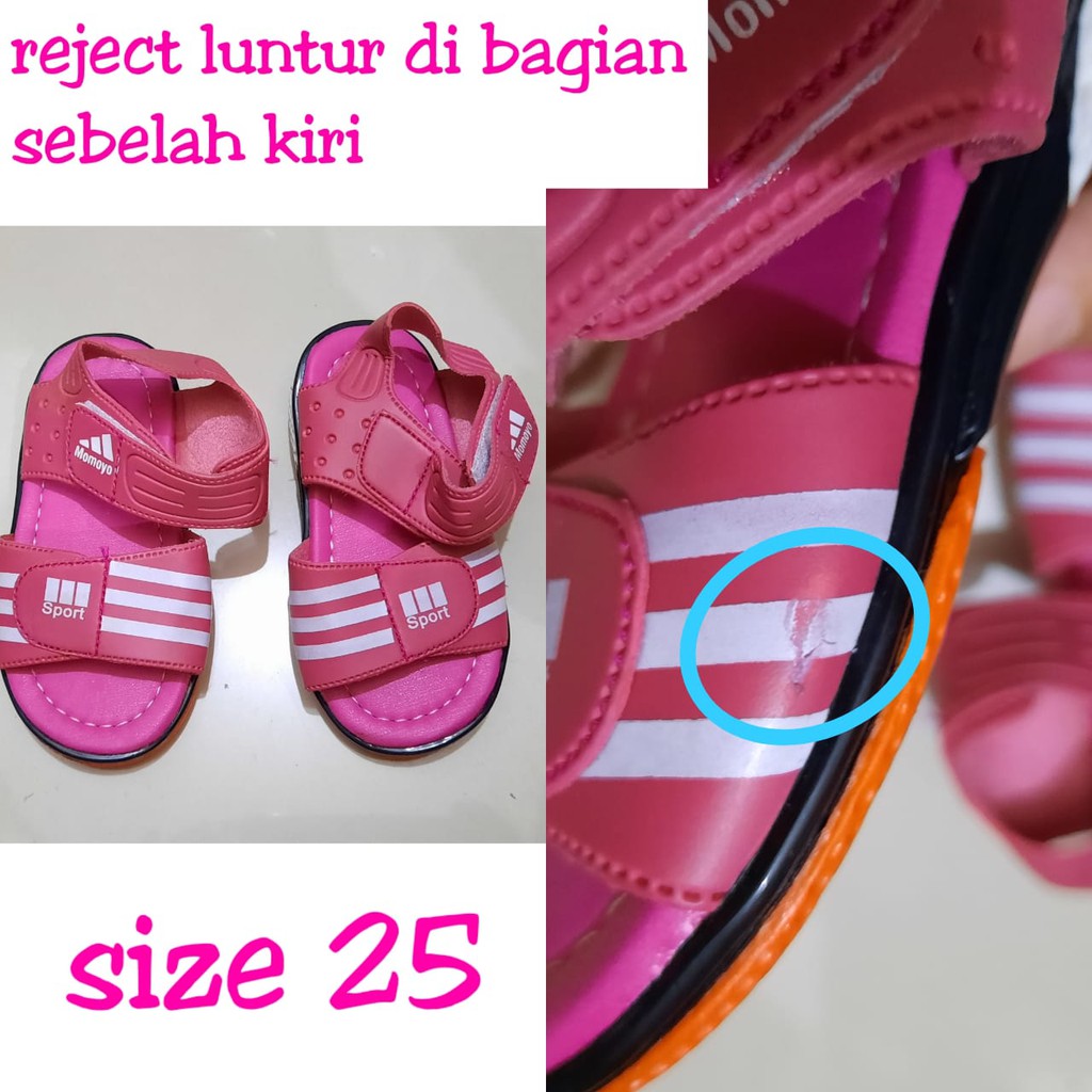 Sepatu Sendal Anak Cewek Cowok Usia 1 2 3 Tahun REJECT Layak Pakai Murah [SENDAL REJECT]