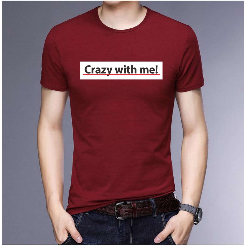 BS/COD/BAJU KAOS TANGAN PENDEK WITH ME PRIA REALPICTURE