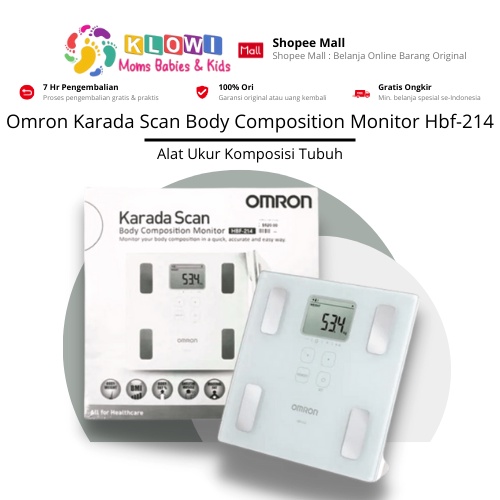 Jual Omron Karada Scan Body Composition Monitor Hbf214/Alat Ukur