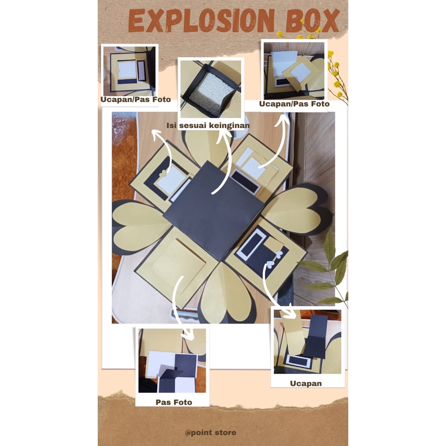

Explosion box,kado ulang tahun,wisuda dll