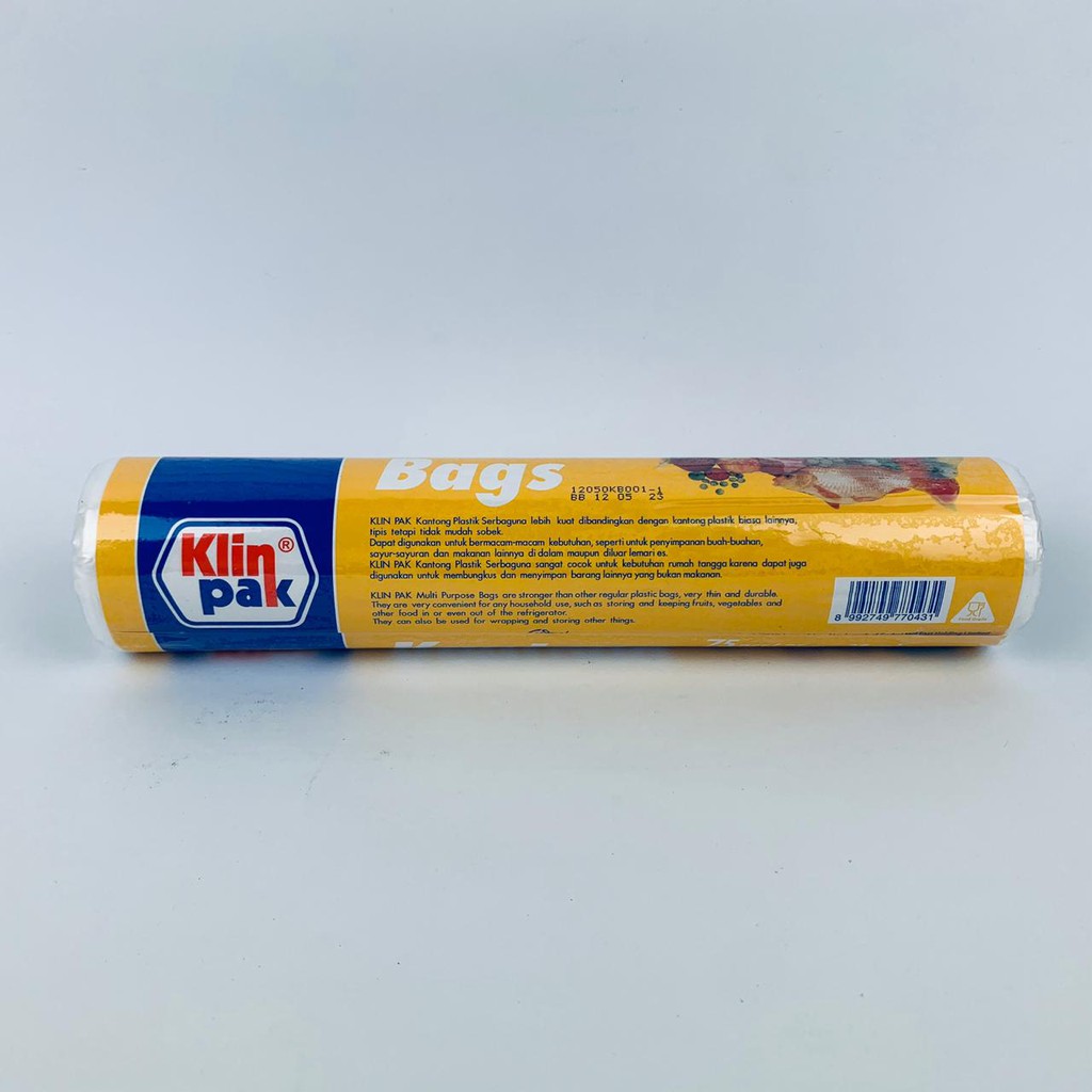KLINPAK KANTONG PLASTIK SERBAGUNA 75PCS (25CM X 38 M )