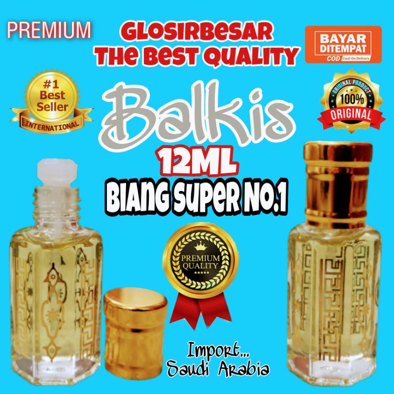 Balkis parfum 12Ml import qualitas super No.1 harga Grosir