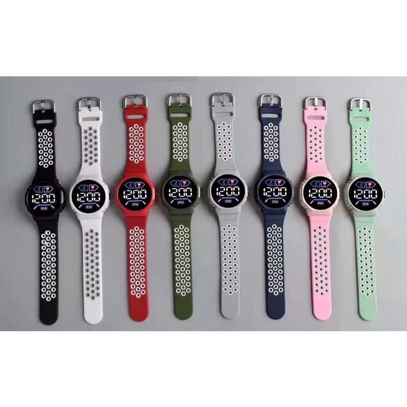 [BW] COD✅ JAM TANGAN WANITA PREMIUM QUALITY M1 STRAP RUBBER DIGITAL BWL-43