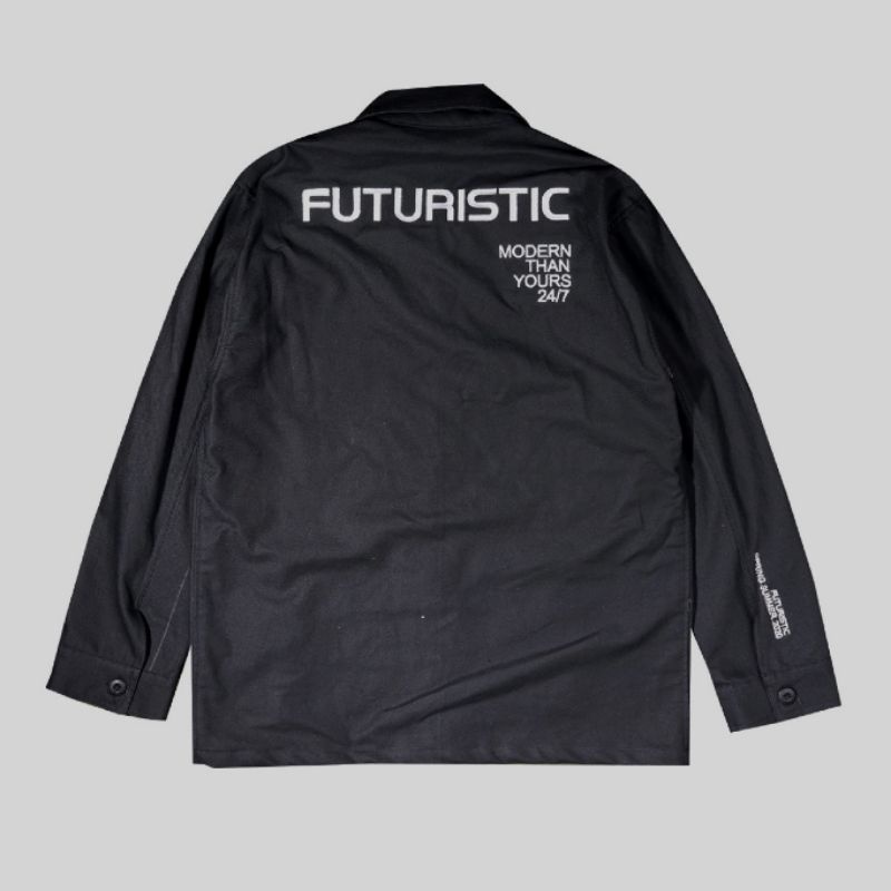 FAILOFFICIAL JACKET CANVAS - FUTURISTIC BLACK