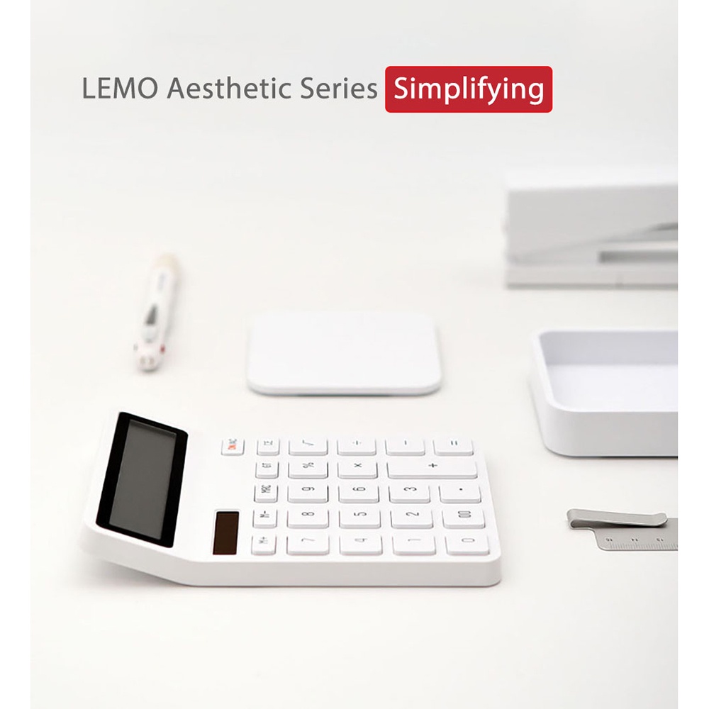 Xiaomi KACO LEMO Kalkulator 12 Digit Premium Aesthetic Digital Mini Desktop Electronic Portable Calculator untuk Sekolah Kantor Kerja