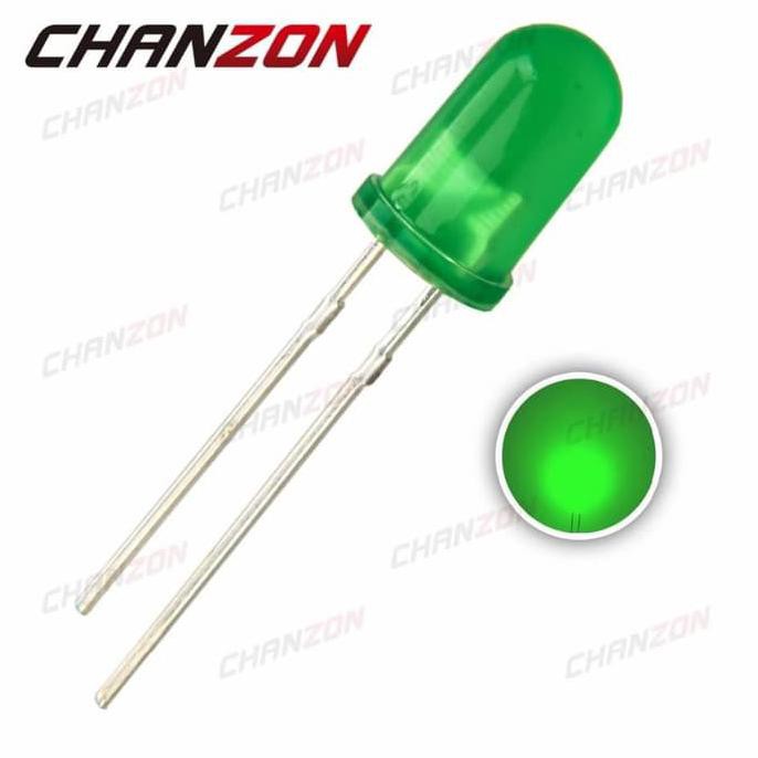 verte Diode électroluminescente 20 LED vert 5mm limpide GREEN LED & origin zb 12v verde 