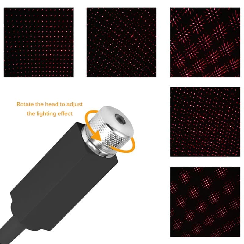 [ORI] LAMPU LED USB DEKORASI MOBIL | Lampu Hias LED Interior Mobil Model Langit Bintang Colok USB