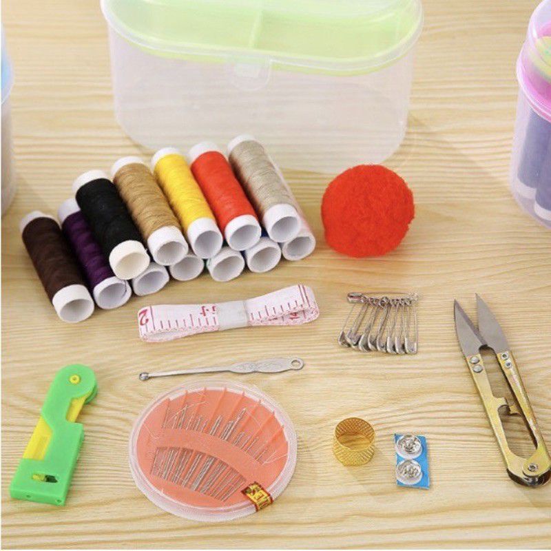 ALAT MENJAHIT 1 SET 1KOTAK LENGKAP TERMURAH (set menjahit)