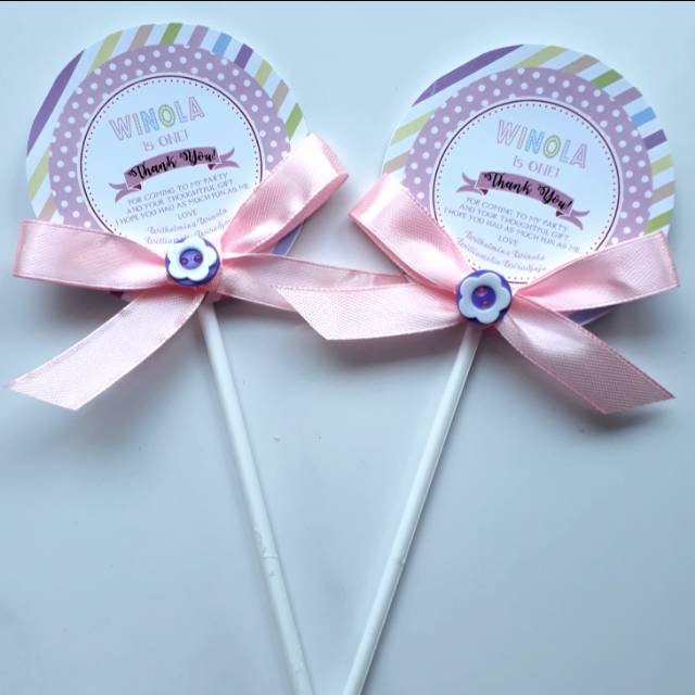 

Thanks card / lollipop thanks card / lollipop