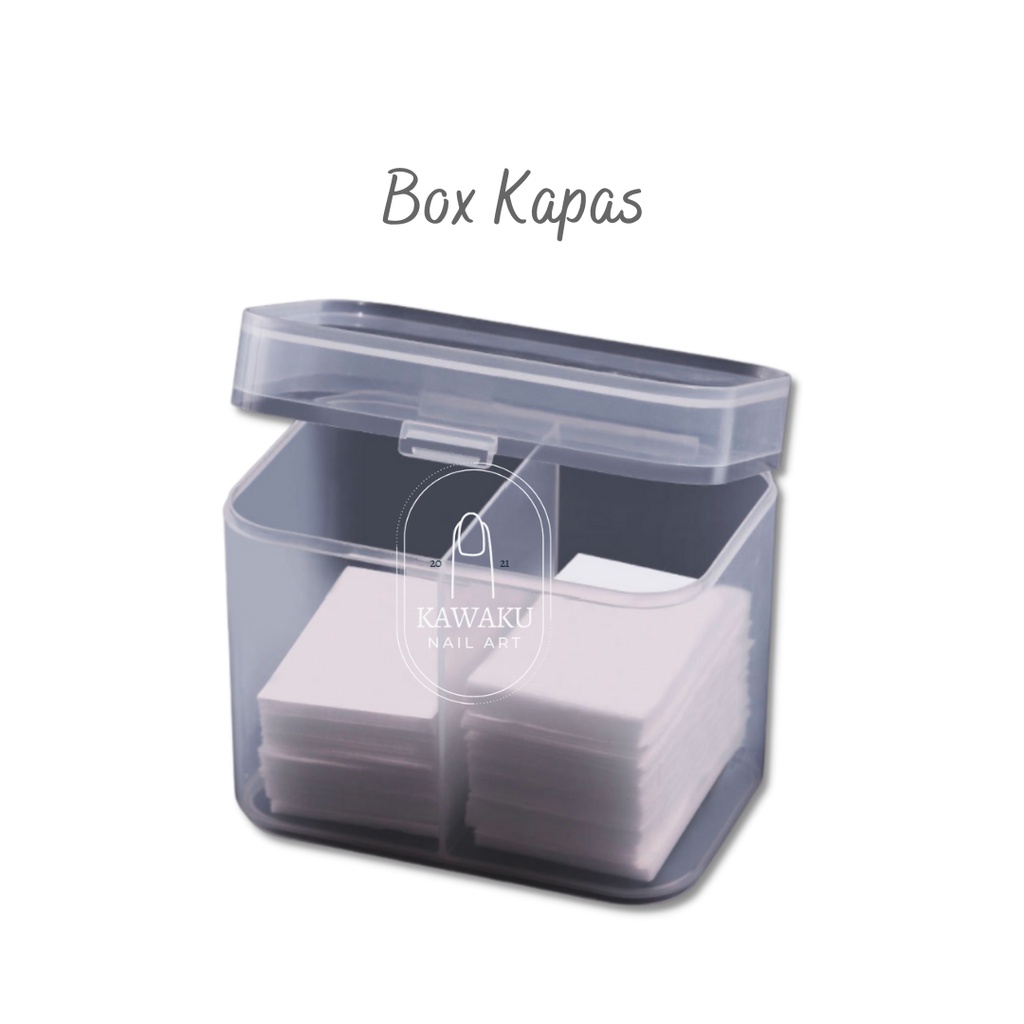 Box Kotak Kapas Lint Free Nail Art ( NT-2)