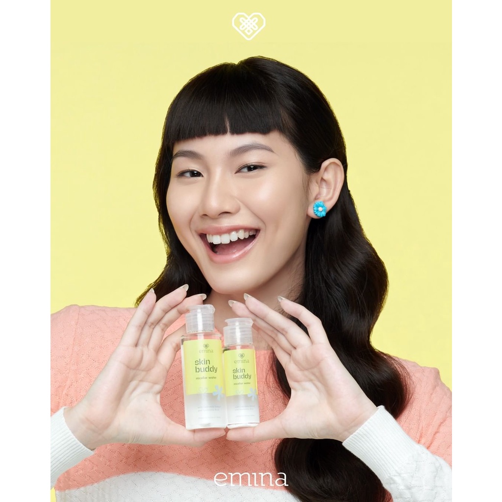 ✿ELYSABETHME✿ ˜”*°• emina •°*”˜. Emina Skin Buddy Micelar Water pembersih wajah cepat angkat makeup dan bedak