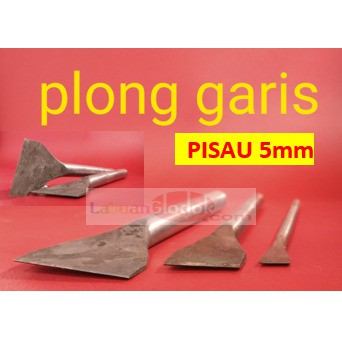 

Plong Kulit bentuk Garis Pisau 5mm/Plong Garis Pisau/Pembolong Pisau Garis 5mm