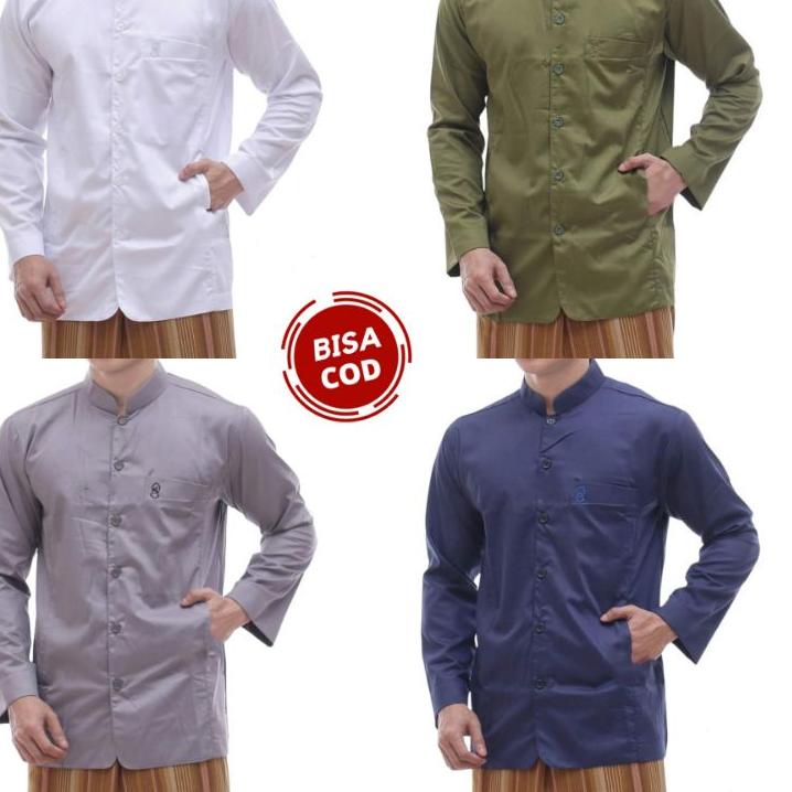 Paling Disukai.. Baju koko pria | baju koko haibah polos | baju koko haibah terompah | baju koko hai
