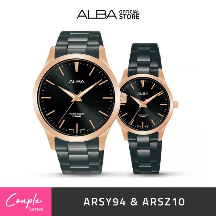 Jam Tangan Pria & Wanita - Jam Tangan Couple Alba ARSZ10 - ARSY94 Original