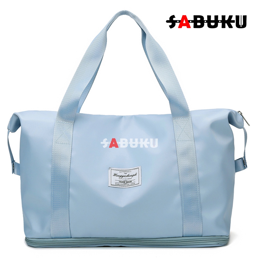 [S&amp;K] Tas Travel Wanita Jinjing Lipat Travel Bag Duffel Portable Gym Bag Tas Fitness Waterproof-SK169