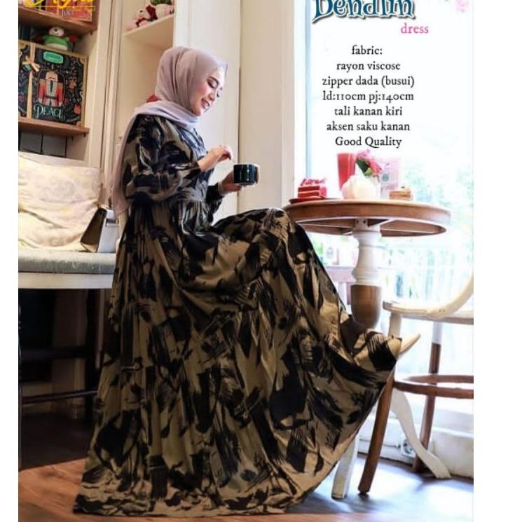 Terbagus.. PROMO GAMIS JUMBO LD 120&110 DRESS JUBAH RAYON VISCOS ALL MOTIF