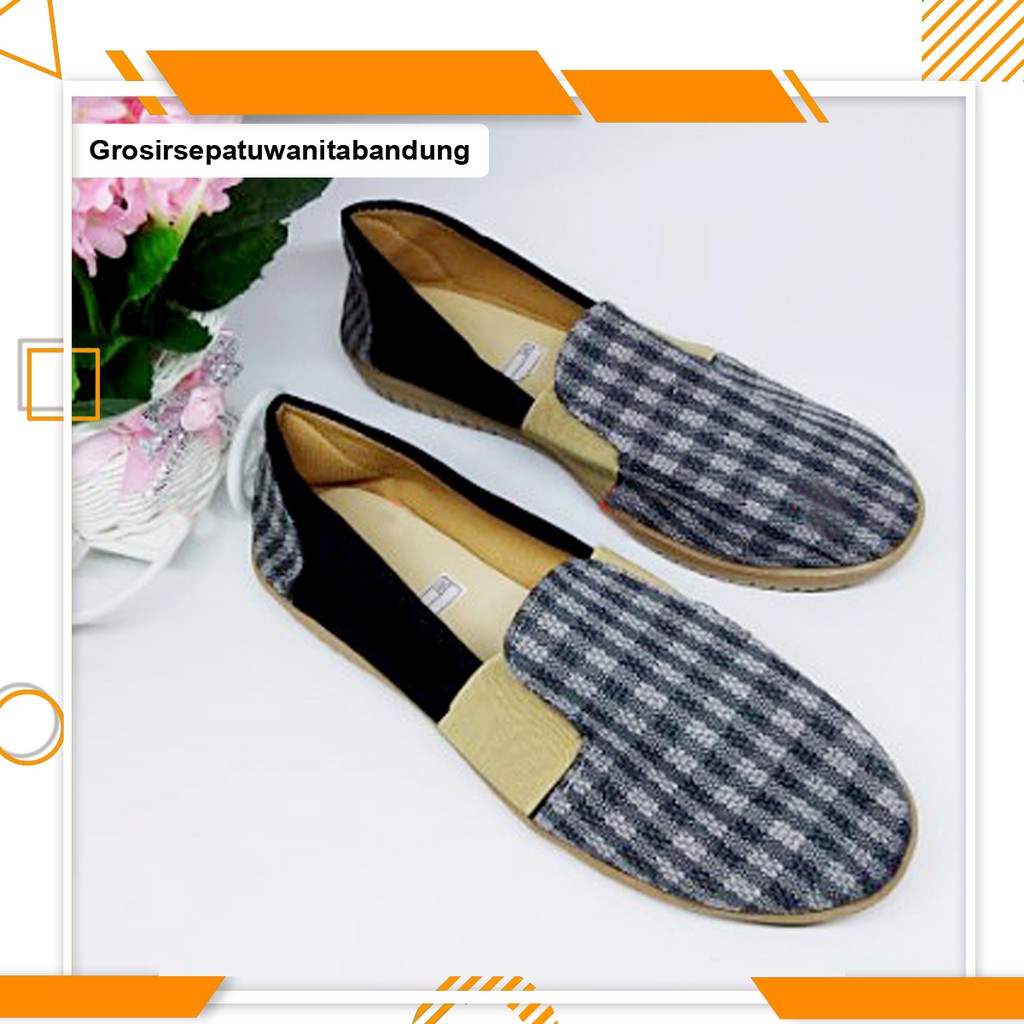 TERMURAH Sepatu Flats Wanita Emory Flexknit Yovina SDB108 Bahan Rajut