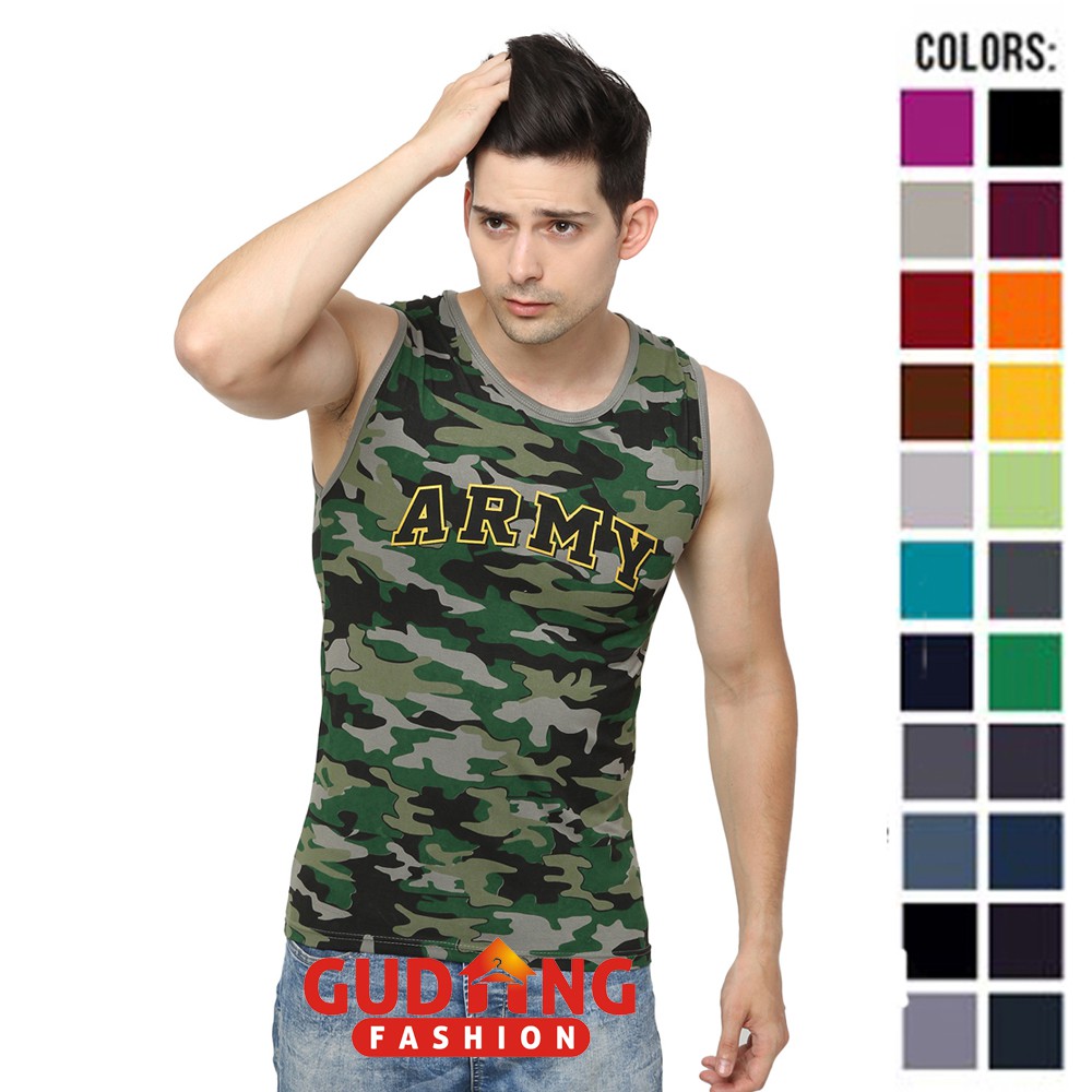 Singlet Pria Distro - Banyak Pilihan Warna (COMB)