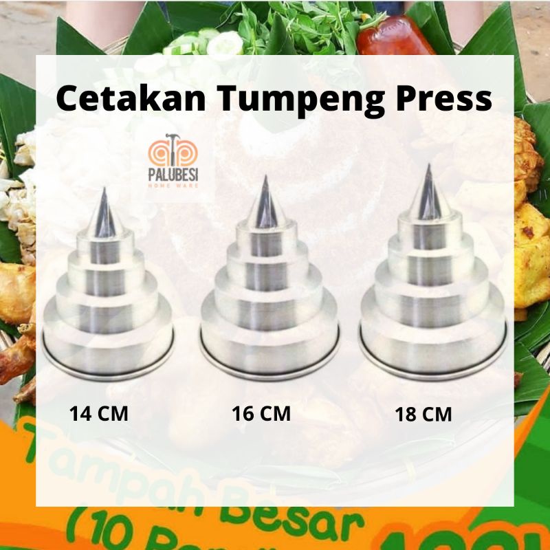 Cetakan Tumpeng Press Alumunium