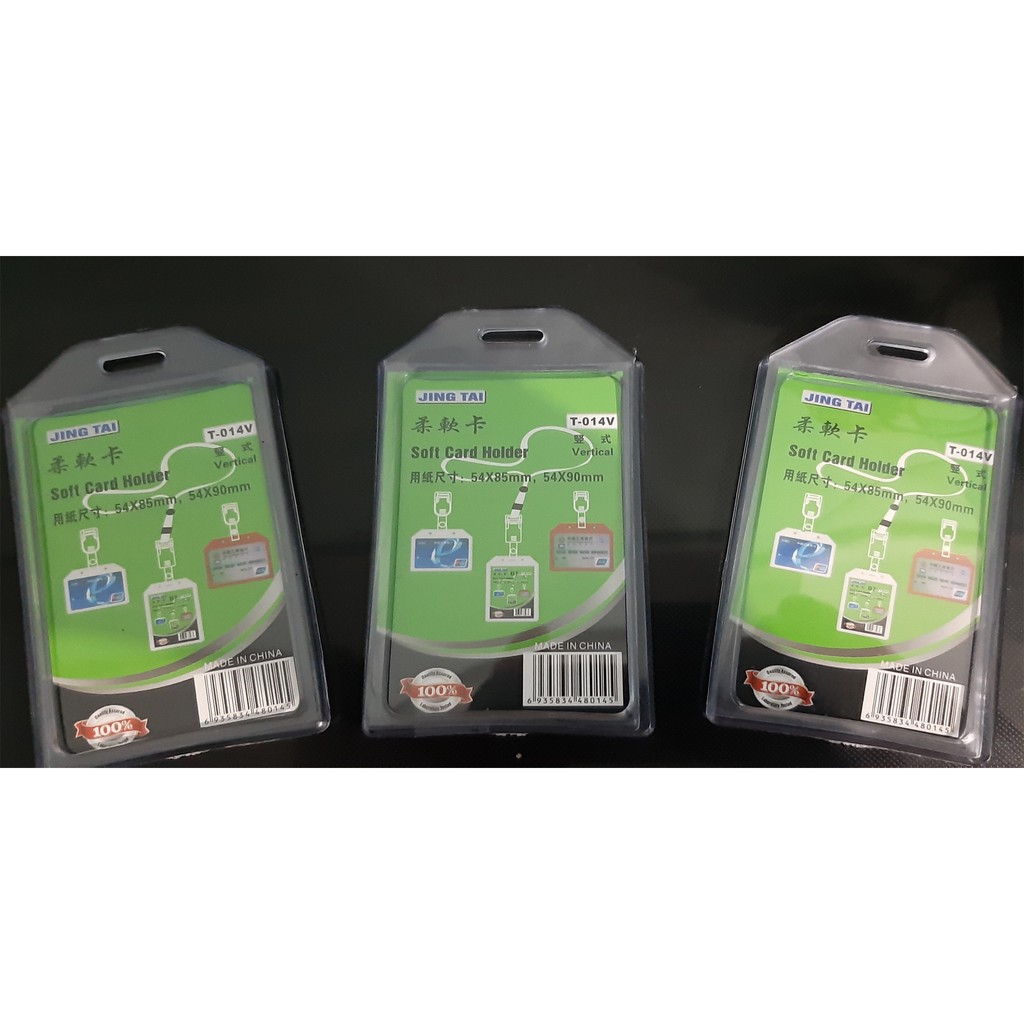 

Tempat / Casing ID Card T-014 - Single ( Warna Bening / Transparant )