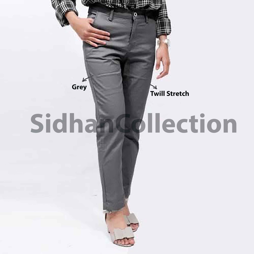 Promo!!!! Highwaist Celana Chino Wanita Celana Kain Celana Kantor Celana Chinos Wanita Celana Panjang Wanita