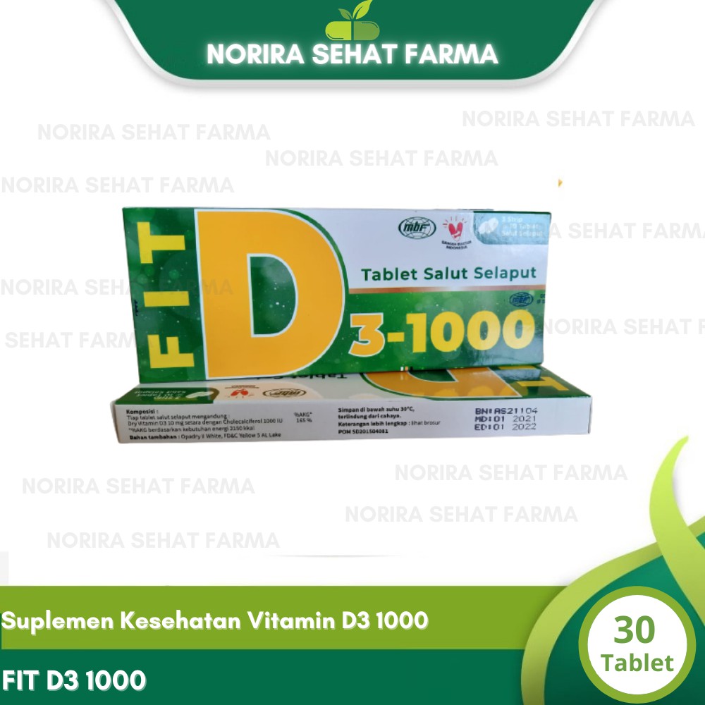 Fit D3 1000 Vitamin D3 1000