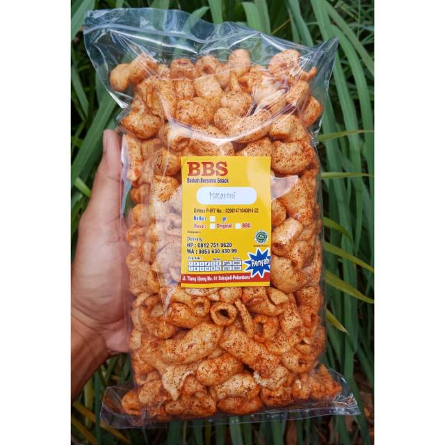 

Snack Macaroni BBS Balado snack murah makanan ringan khas Riau pekanbaru