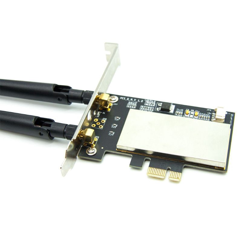 Kartu Adapter Konverter Niki Wtxup Ngff M2 Ke Pcie Ac Ax200 9260 8265 1650a untuk PC