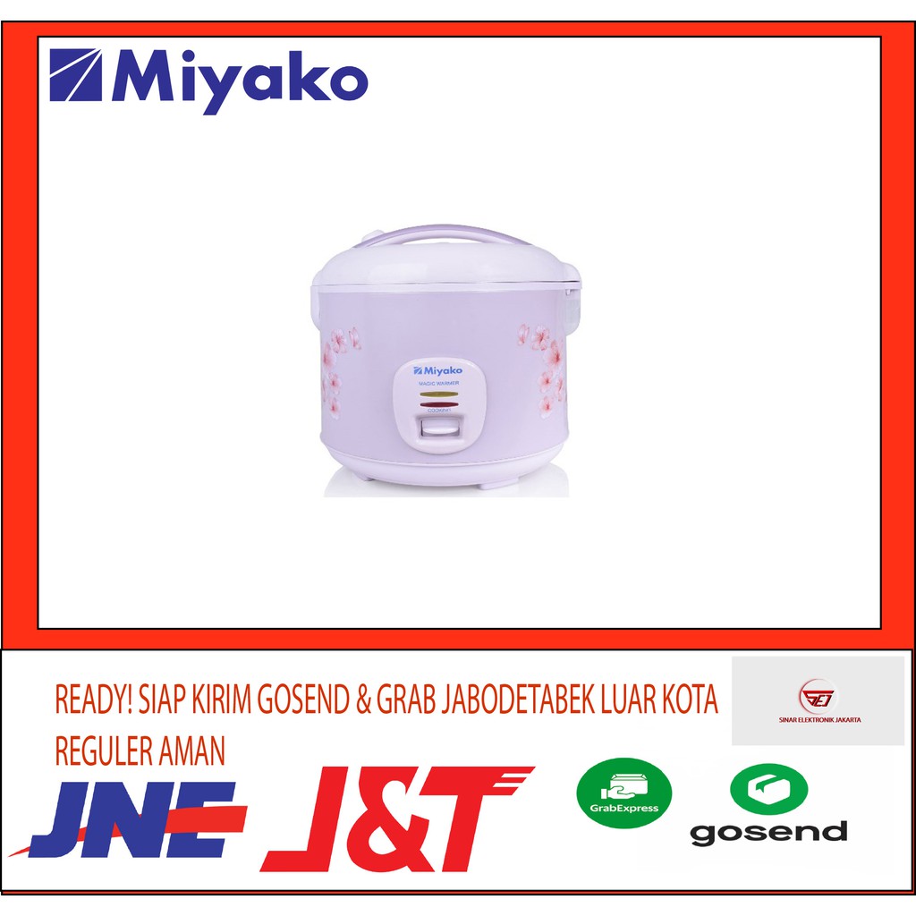 Magic Com Miyako MCM 509. 3in1. Kapasitas 1.8 liter. Baru &amp; Bergaransi Resmi