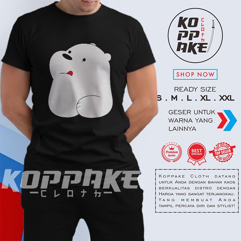 Kaos WE BARE BEARS Baju Distro
