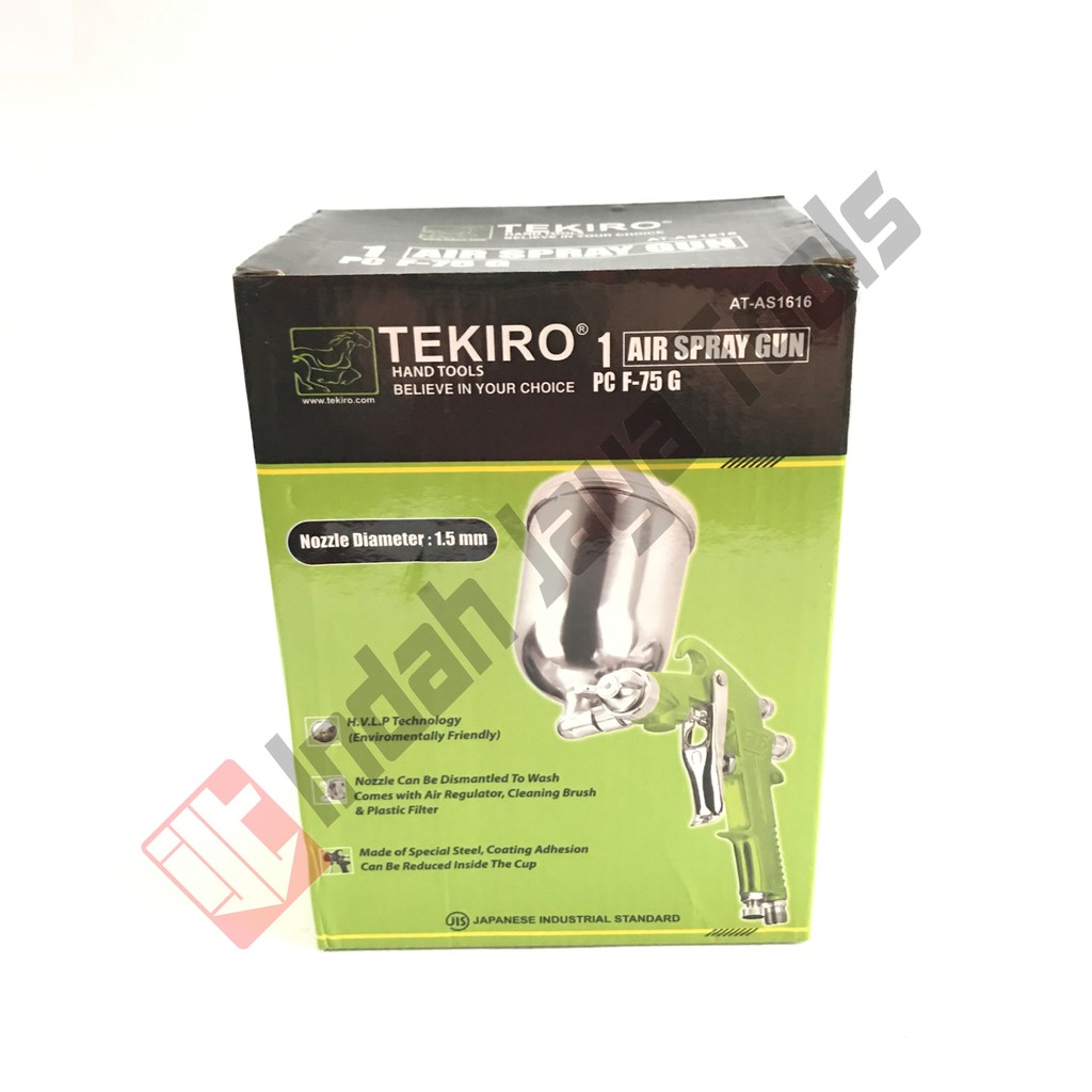 TEKIRO Spray Gun F75 G Tabung Atas - Semprot Cat Air F 75