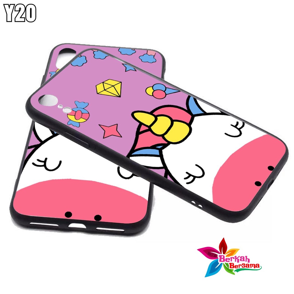SS013 Case UNICORN Vivo Y17 Y15 Y12 Y19 U3 Y20 Y12s Y20s Y30 Y50 Y51 2020 V20 SE Y53 Y71 Y71i Y81 Y81c Y83 V5 Y65 Y91c Y1s Y91 Y93 Y95 BB4519