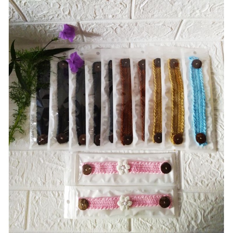 Konektor masker/konektor masker rajut/konektor hijab rajut