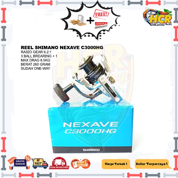 Reel Shimano Nexave C3000HG