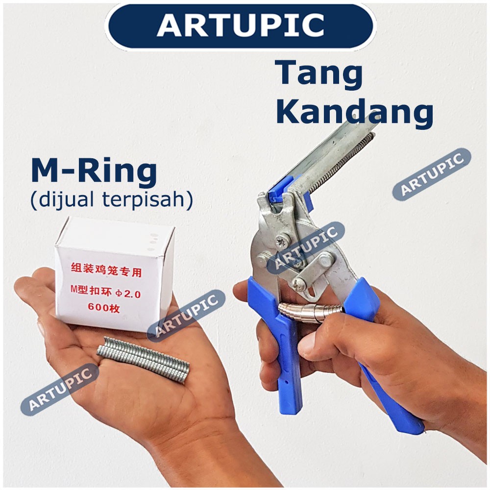 Staples Tang Kandang Alat Pengikat Kandang Ayam Puyuh Kelinci