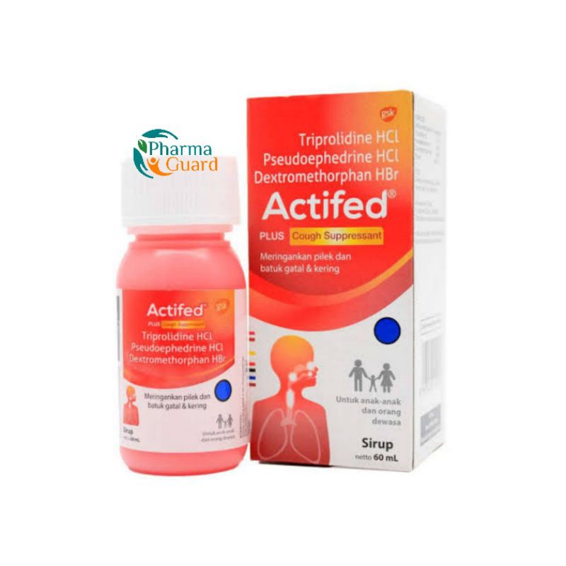 Actifed Plus Cough Suppresant | obat batuk kering & gatal