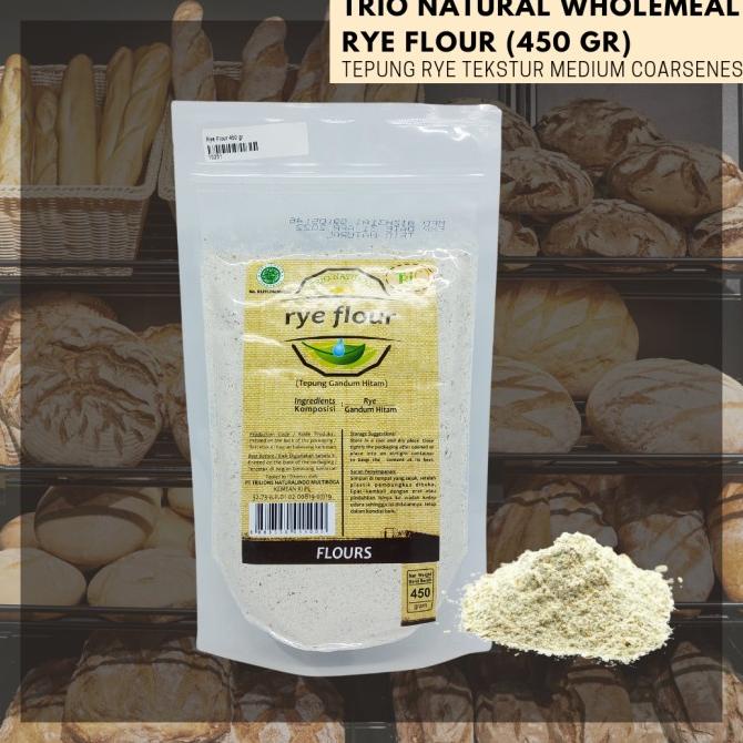 

PROMO Tepung Rye Trio Natural (Wholemeal Rye Flour) 450 GR