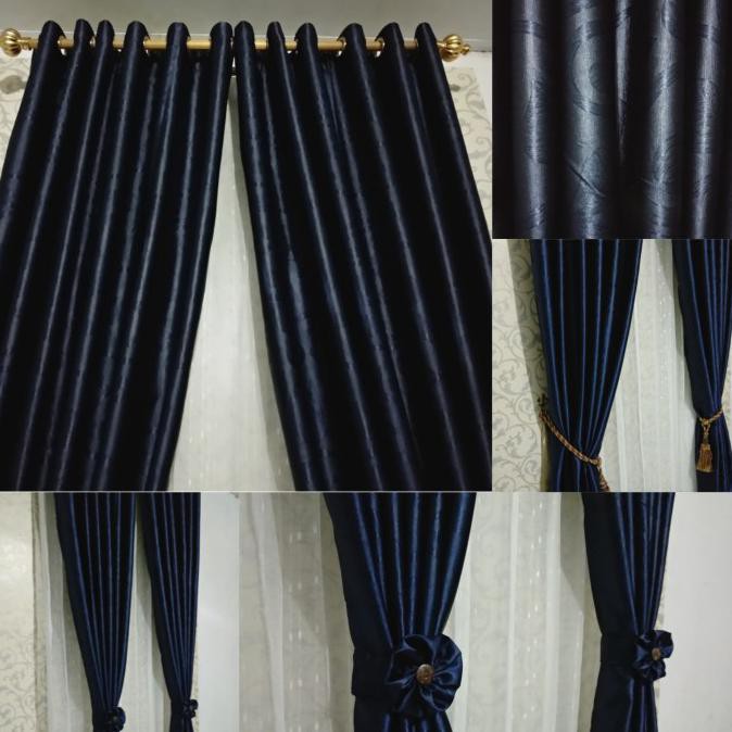 Rare & Custom Gorden Blackout Navy Blue / Biru Dongker